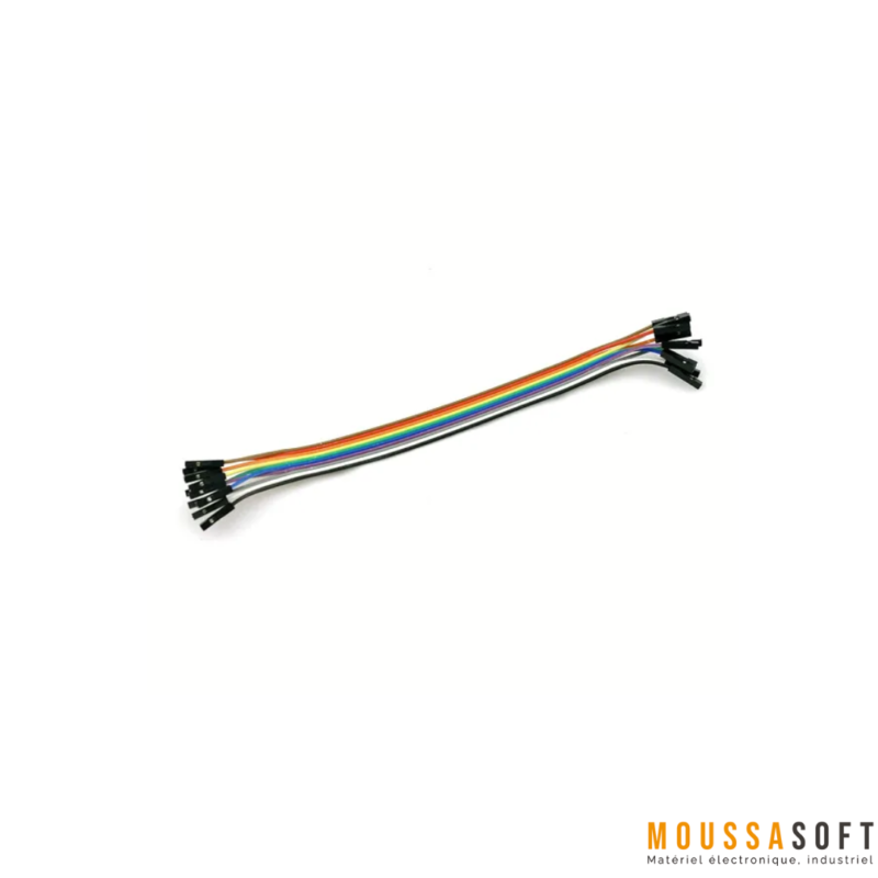 Cable Grove Universel Lot De 5 Câbles Grove Vers Jumper Femelle - Compatible Arduino - 20cm Compatible Modules Arduino