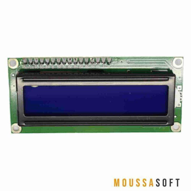 Écran LCD Graphique 128x64 STN - Rétroéclairage LED Blanc, Fond Jaune-vert, Contrôleur NT7107/NT7108, 20 Broches