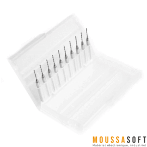 Ensemble de micro forets carbure pour CNC et PCB, Maroc