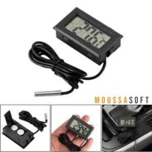 Thermomètre LCD Digital avec capteur extérieur