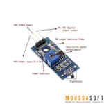 Digital Température Module KY-028 avec connecteurs pour intégration facile Maroc