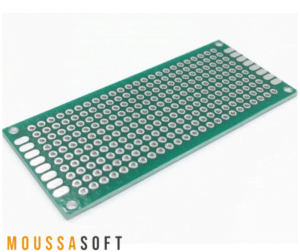 PCB double face 3x7cm perforé prototype