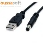 Câble USB Type A vers connecteur Jack