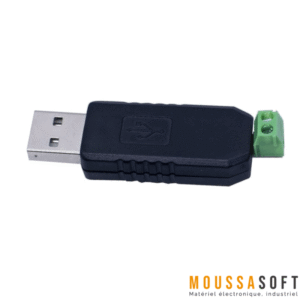 Convertisseur USB vers RS485 pour applications industrielles Maroc.