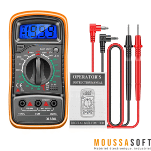 Multimètre numérique XL830L pour mesures de tension, Maroc