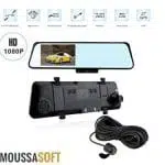 Camera voiture retroviseur FULL HD + camera de recul maroc