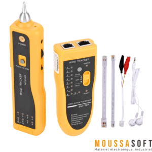 Testeur et détecteur de câble réseau RG45, RG11, Maroc