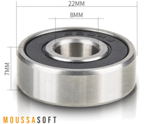 608ZZ Roulements à billes 8 * 22 * 7mm