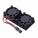 Double Ventilateur de refroidissement avec Heatsinks Pour Raspberry Pi 4/3/2/B+