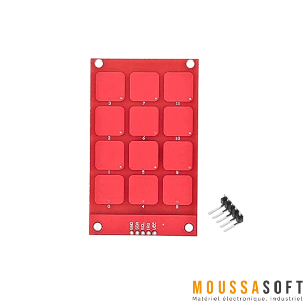 2x Capteur Tactile MPR121 Hailege - Clavier De Proximité Capacitif Pour Projets électroniques