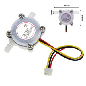 Capteur de débit d'eau 0.3-6L/min, 1/4 " 1.75MPa