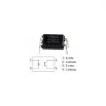 pc817 Optocoupleur phototransistor