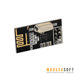 NRF-24L01 Module Émetteur-Récepteur 2.4GHz pour communication sans fil.