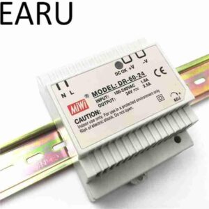 DR-60-24 DOUBLE ALIMENTATION 24V 2.5A DIN RAIL