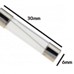 Fusible en verre 6x30mm 1A-3A 250V