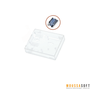 Donnez à votre Arduino Uno la protection qu'elle mérite avec ce boîtier transparent en acrylique, idéal pour les amateurs et les professionnels de l'électronique.