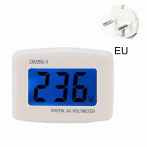 DM55-1 Voltmètre numérique AC 80-300V, testeur de tension