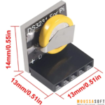 DS3231 Module RTC horloge en temps réel avec alimentation 3.3 V/5 V vente au Maroc