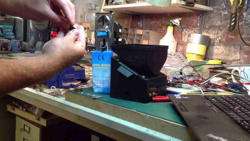 Accepteur De Pièces Portable Kafuty - Support 6 Devises - Pour Distributeur Automatique - CPU Intelligente
