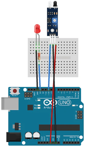 HW-201 capteur d'obstacle IR avec Arduino Uno