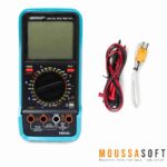 L'utilisation du multimètre EM3055 ELMARK est très simple. Il suffit de sélectionner le type de mesure souhaité à l'aide du bouton de sélection et de brancher les sondes aux points de mesure pour obtenir une lecture rapide et précise. L'affichage LCD clair et facile à lire affiche les résultats de mesure de manière concise et claire, ce qui permet une analyse rapide des données. Les sondes incluses sont conçues pour une utilisation durable et pour une connexion facile aux points de mesure. Enfin, le design ergonomique du multimètre ELMARK en fait un outil de mesure confortable et facile à utiliser pour les applications les plus variées.