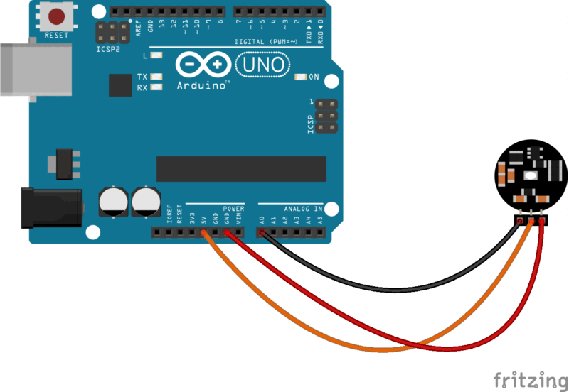 XD-58C Capteur de pulsations fréquence cardiaque avec arduino