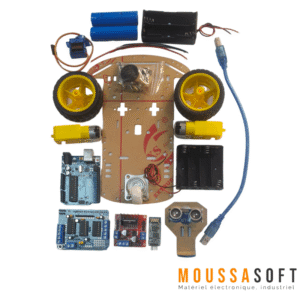 Kit robot éviteur obstacle avec controle à distance