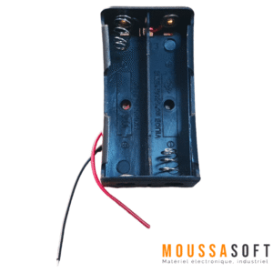 18650 Porte Pile pour 2 batteries 3.7V : stockage pratique et sécurisé pour deux batteries 18650