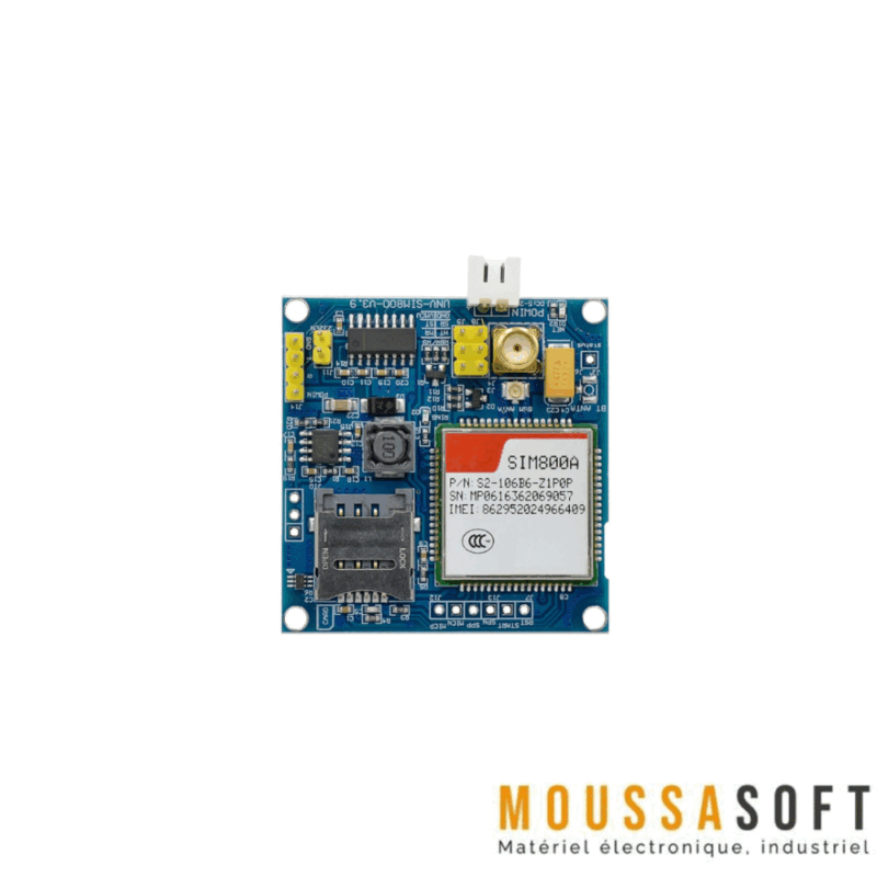 Module Sim800a Microphon SIM800A Module GSM Gprs Quadri Bande - Moussasoft