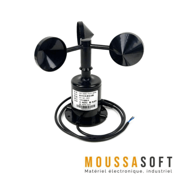 Anémomètre à Coupelles De Rechange – Pour Station Météo, Mesure Précise De La Vitesse Du Vent, Faible Consommation