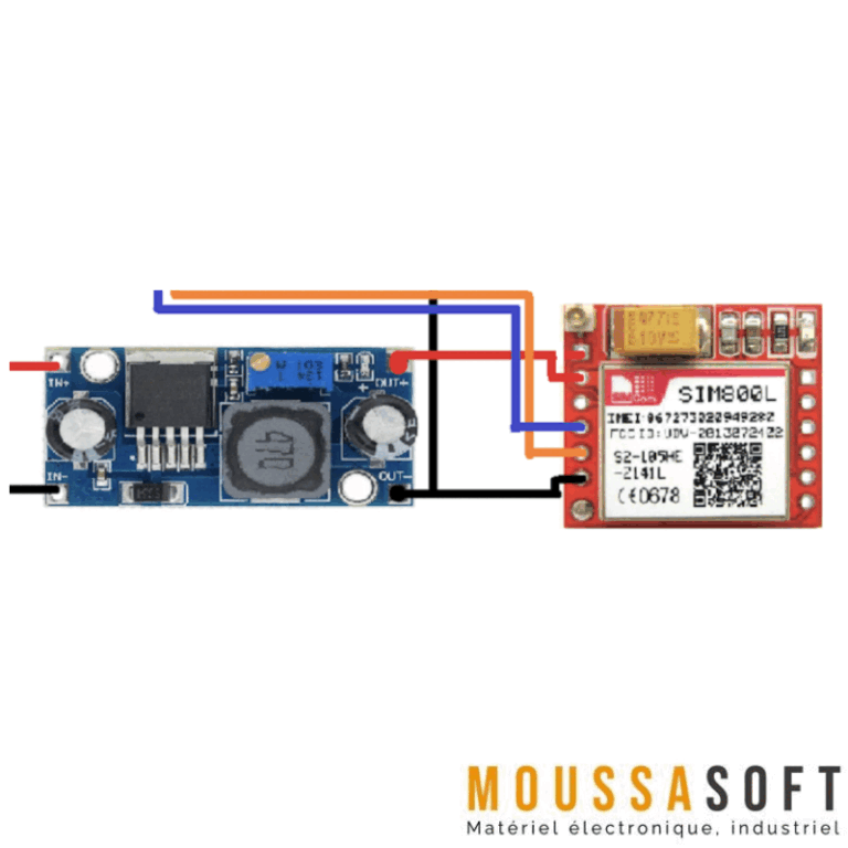 Projet de domotique utilisant SIM800L, Arduino et des boutons poussoirs ...
