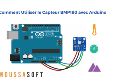 Comment Utiliser le Capteur BMP180 avec Arduino: Mesurer la Température, l'Altitude et la Pression Barométrique
