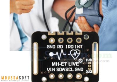 MAX30102 module capteur avec Arduino ,pour mesurer pourcentage d'Oxygène et rythme cardiaque.