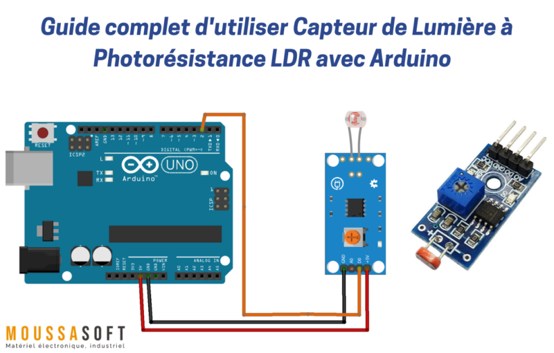 Guide complet d'utiliser Capteur de Lumière à Photorésistance LDR avec Arduino