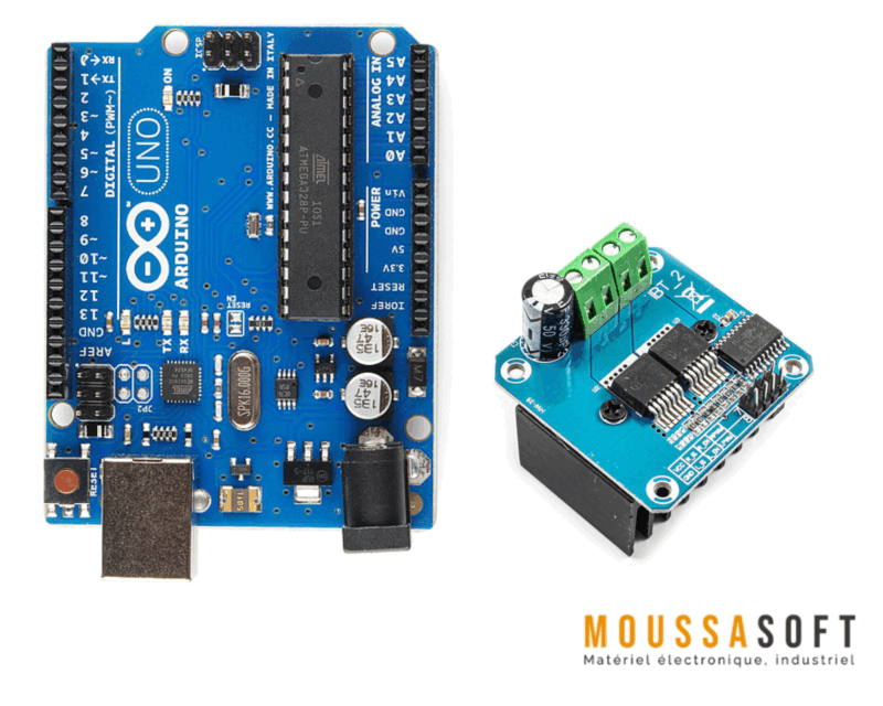 BTS7960 pilote de moteur de voiture intelligente robotique haute puissance avec Arduino