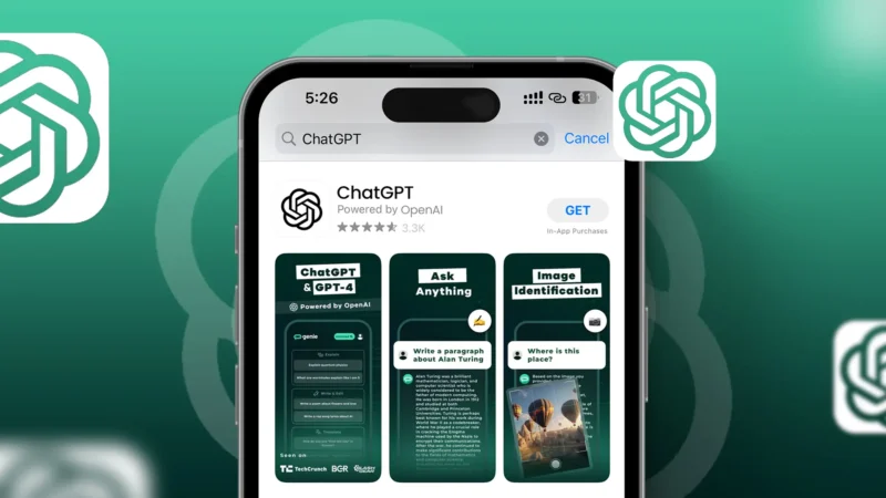 ChatGPT application mobile