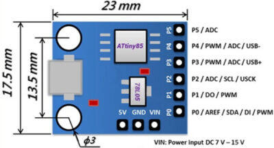 Tout ce que vous devez savoir sur ATTiny85 Mini Carte Développement ...