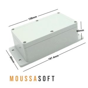 Boîtier de Projet Électronique Plastique Étanche 158x90x60mm