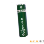 Pile rechargeable 3,7 V 6800 mAh au design diamant