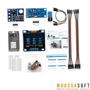 Kit Station Météo ESP8266 NODEMCU avec ESP8266-12E, DHT11, BMP180 et capteurs BH1750FVI