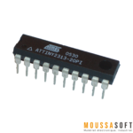 ATTINY2313 Microcontrôleur montrant les broches de connexion, Maroc.