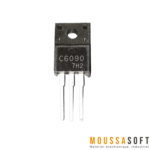 C6090LS Transistor NPN TO-220, courant 10A 700V pour circuits haute puissance, Maroc