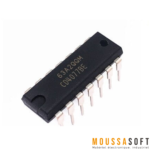 CD4077 4 portes logiques XNOR pour circuits numériques