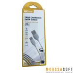 Câble USB Type-C 3A 1M pour recharge rapide, couleur or, compatible appareils Android, Maroc