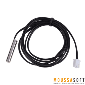 Capteur de Température NTC 10K avec Sonde pour surveillance de l'environnement Maroc.