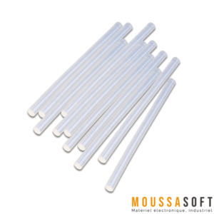 Bâton de colle chaude 11mm x 255mm, compatible avec pistolet à colle standard, Maroc