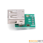 Connecteur USB Femelle 4 Broches pour Alimentation et Intégration de Projets? Maroc