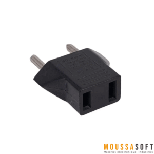 Adaptateur US vers EU ,noir, Maroc