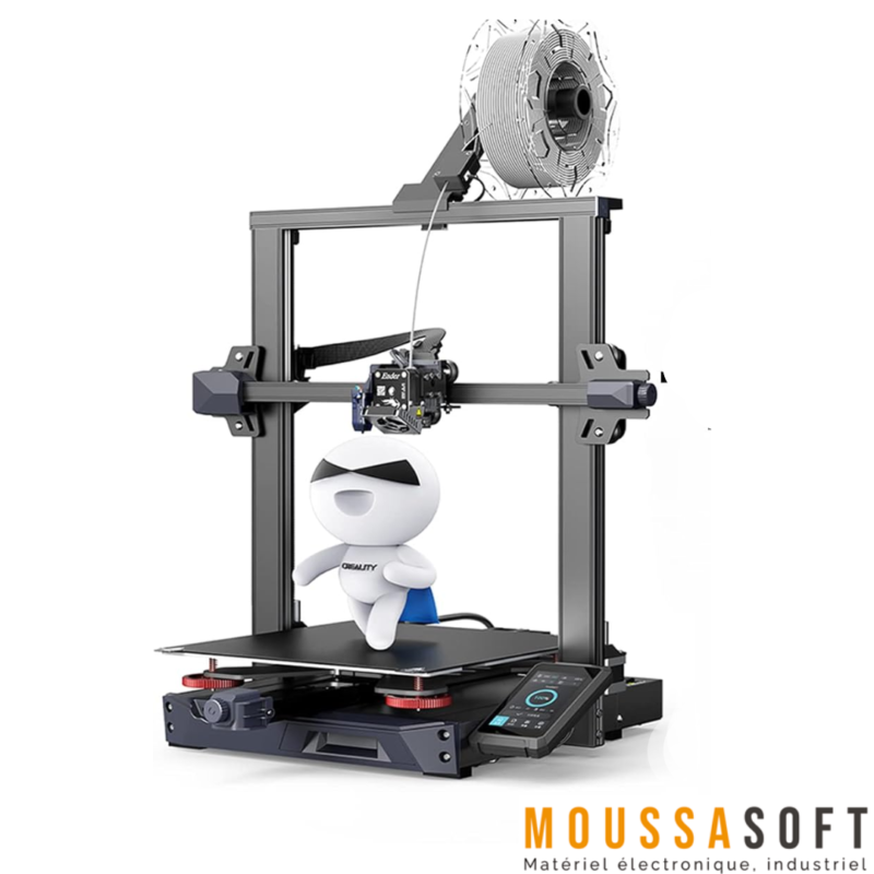 Creality Ender 3 V2 Neo - Imprimante 3D améliorée avec lit chauffant et écran LCD, Maroc