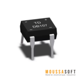 Diode Pont Redresseur 1A 1000V DB107 pour conversion AC-DC, Maroc